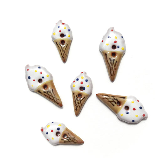 Ice Cream Cone Buttons