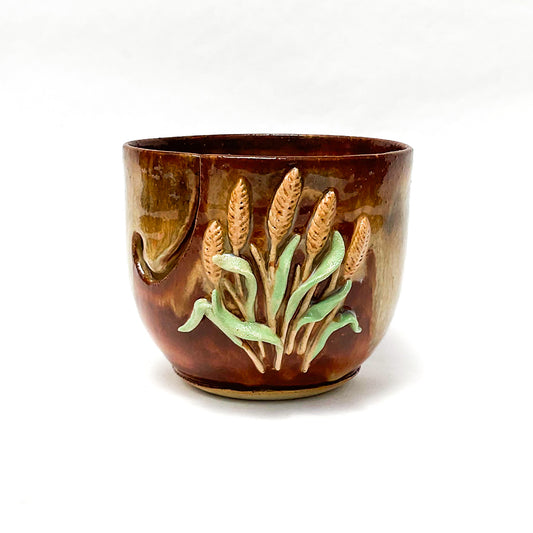 Rustic Wheat Yarn Bowl