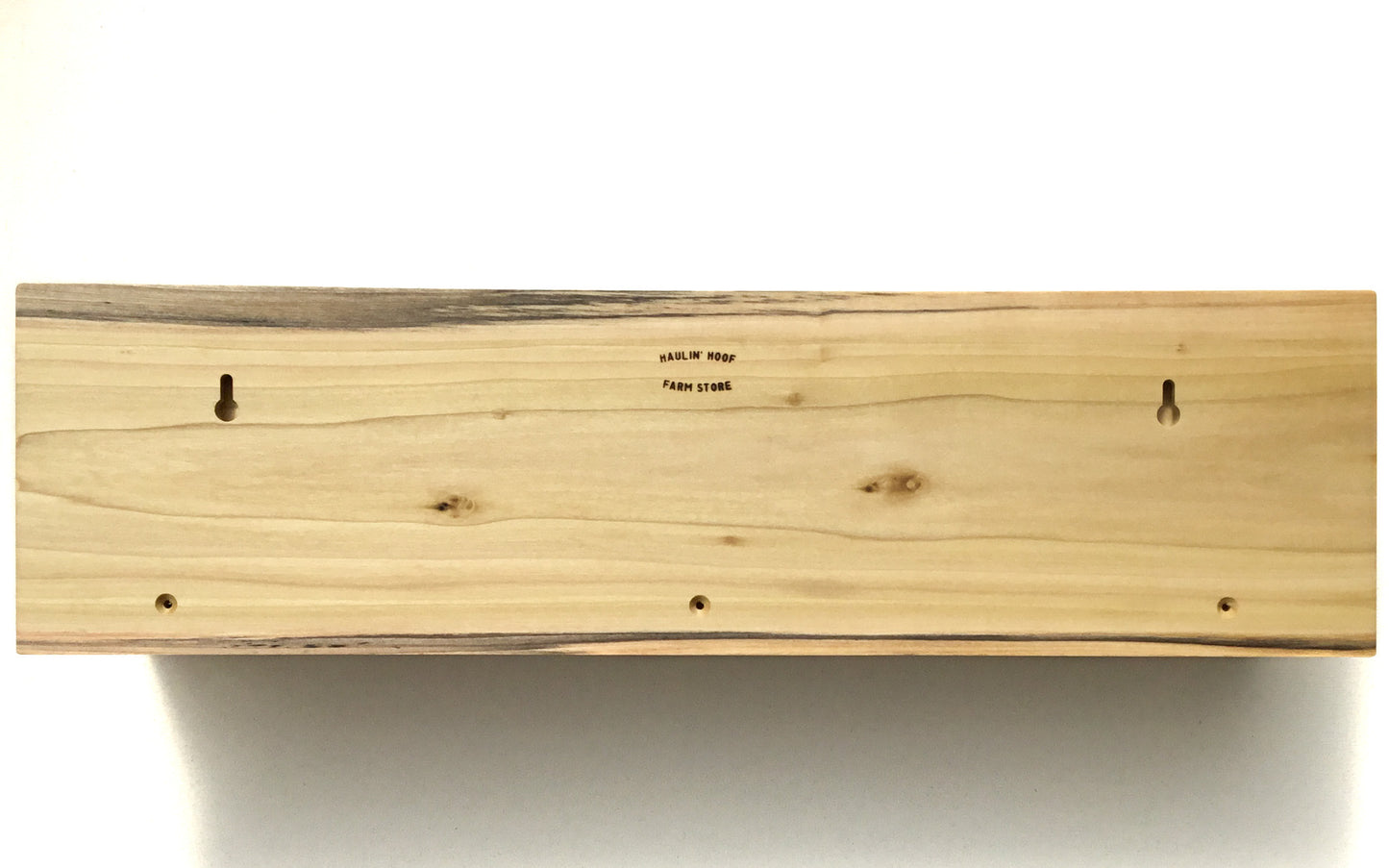 The Original Knitter’s Shelf - Red Oak with Ohio Star