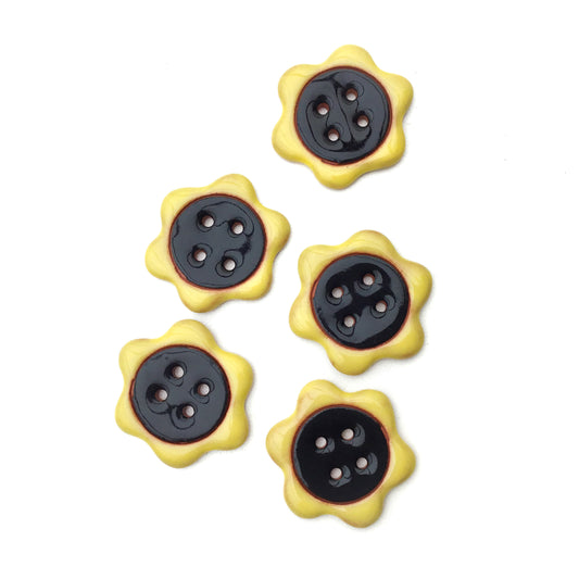 'Floral Darlings' Flower Button 1-1/8"