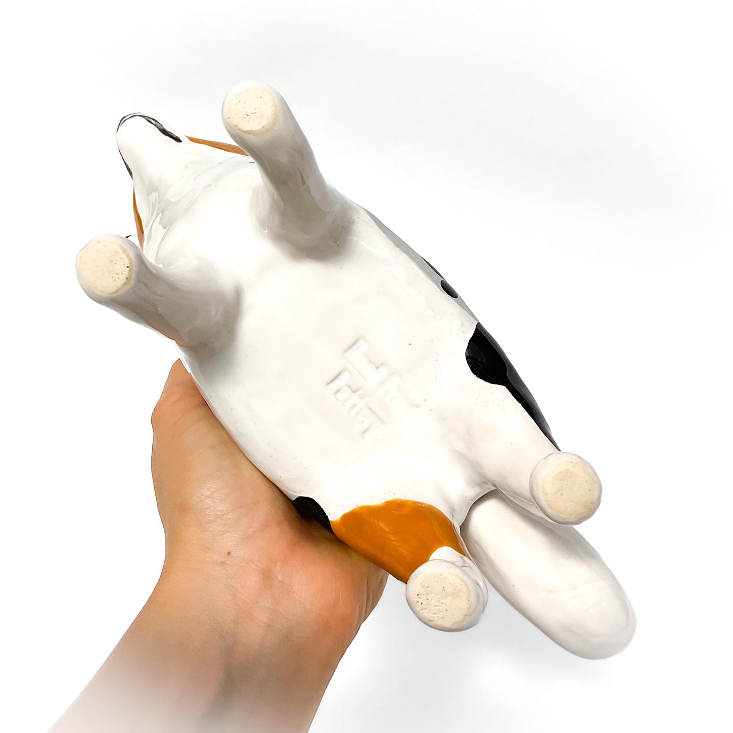 Merle Australian Shepard Dog Planter - Ceramic Dog Plant Pot