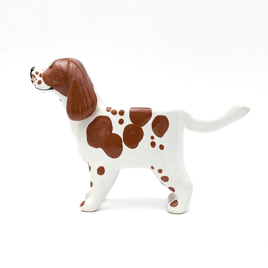 Springer Spaniel Dog Planter - Ceramic Dog Plant Pot