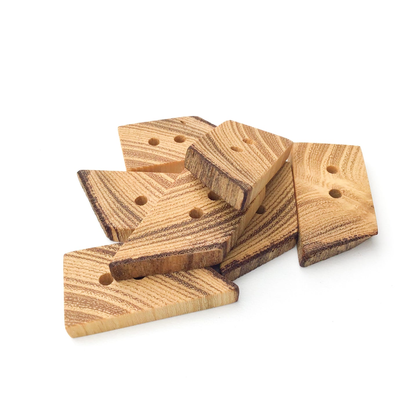 Black Locust Wood Buttons - Live Edge Wood Buttons 3/4" x 1-1/2"