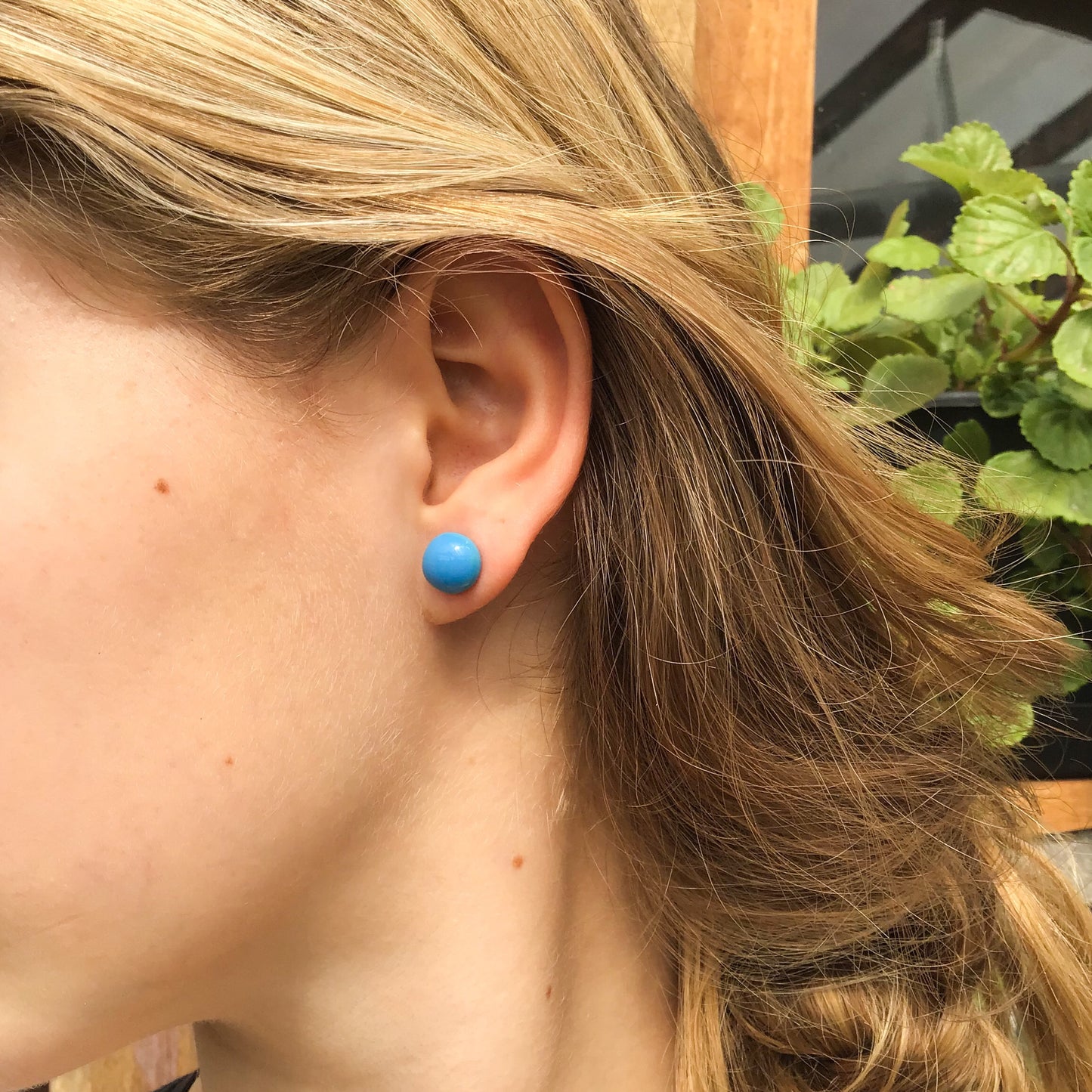 Ceramic 'Pearl' Stud Earrings