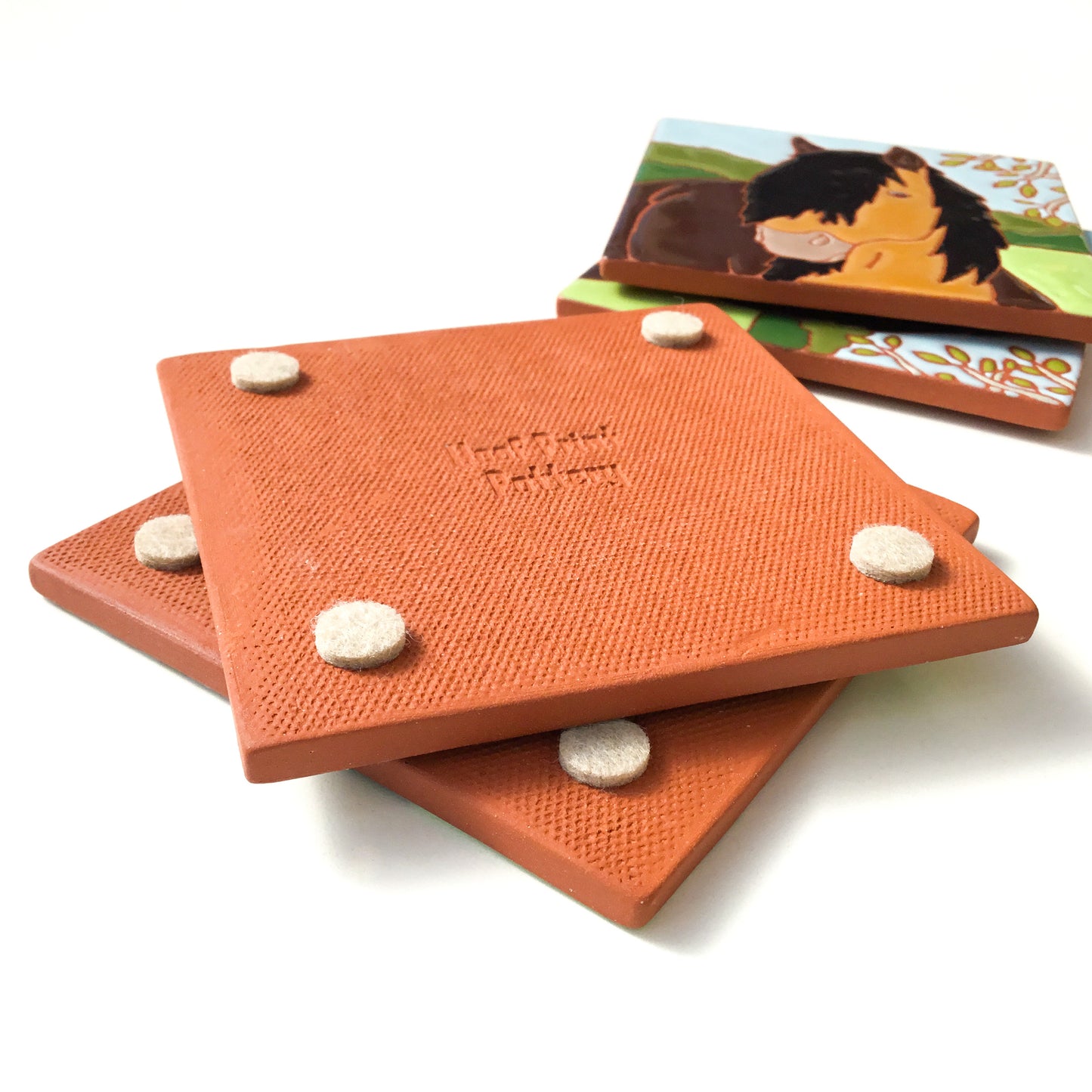 Springtime Horse Coaster / Horse Trivet