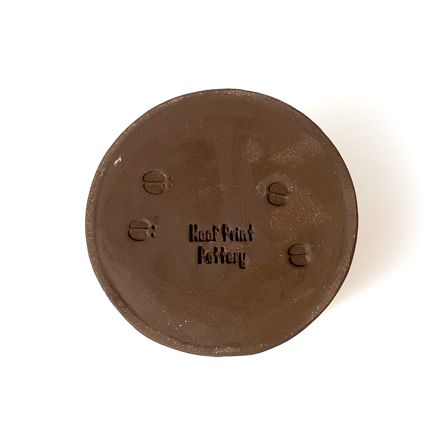 Sunshine & Turquoise - Rustic Black Clay Splatter Pot