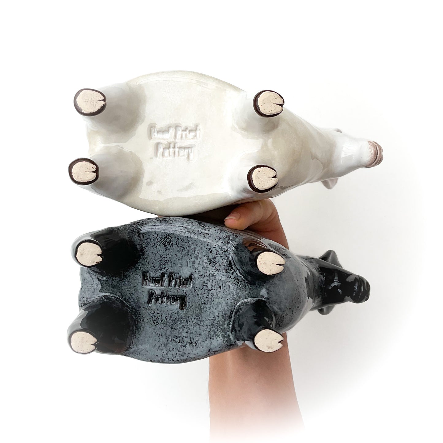 *RESERVED LISTING* Border Leicester Sheep Planters - Ceramic Sheep Planters