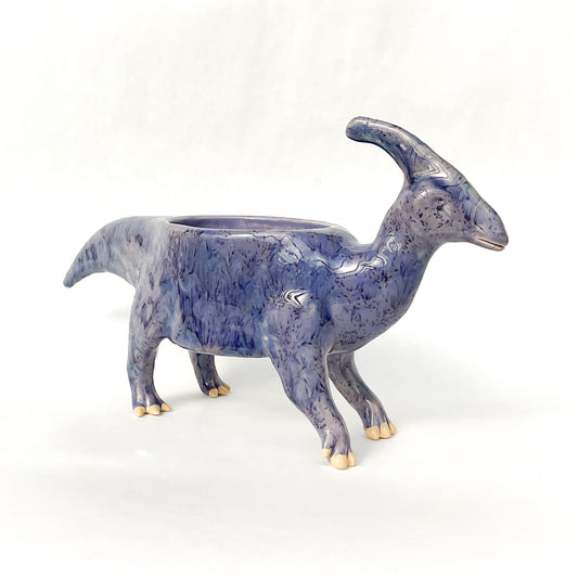 Parasaurolophus Dinosaur Planter - Dinosaur Succulent Planter