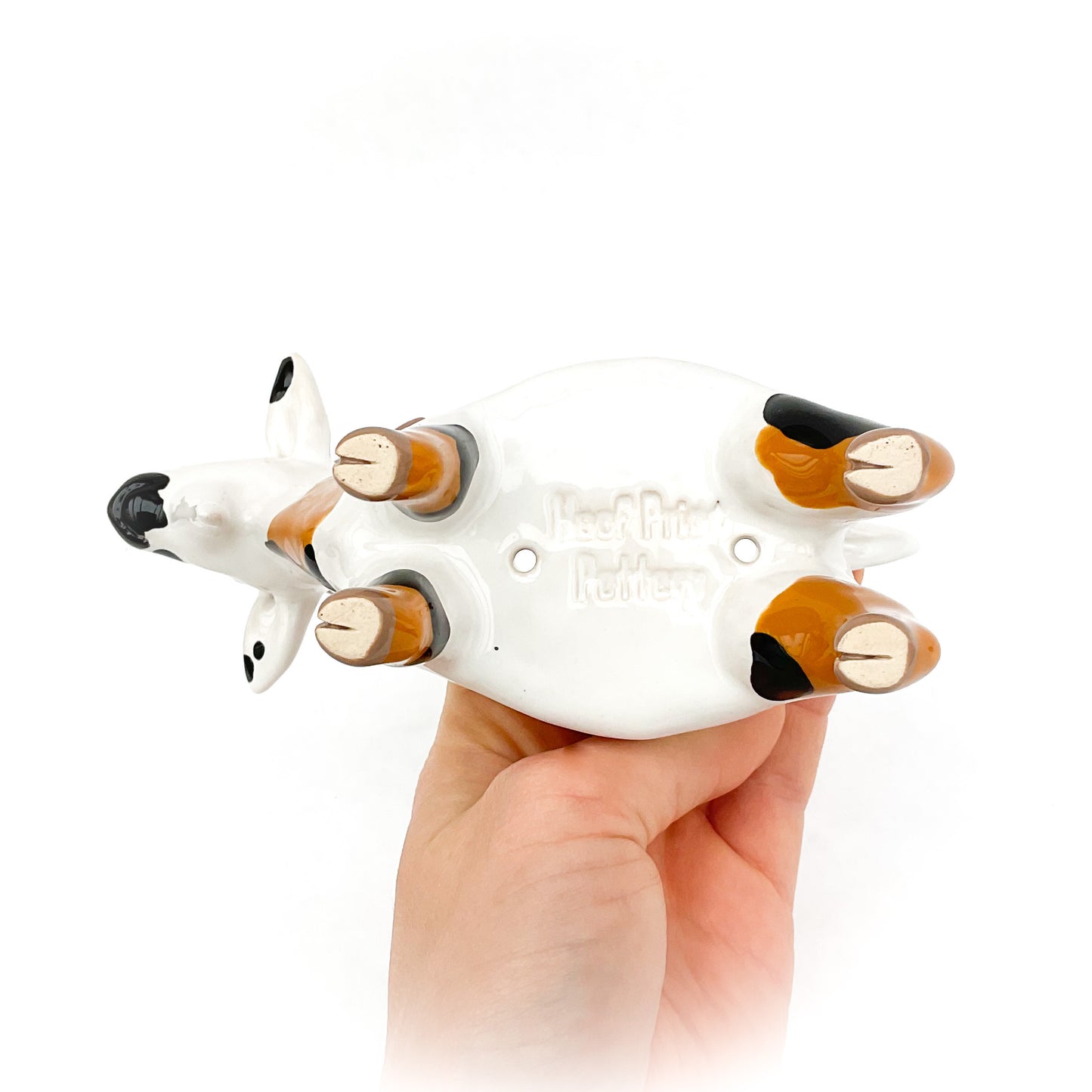 Black and Brown Pygmy Goat Pot