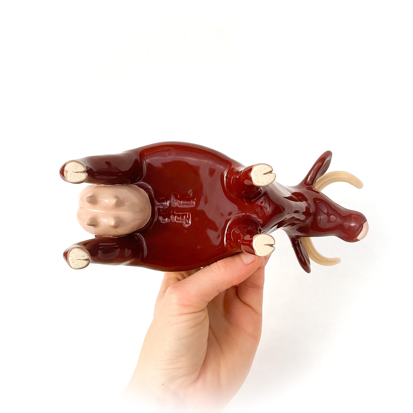 Milking Devon Cow Pot