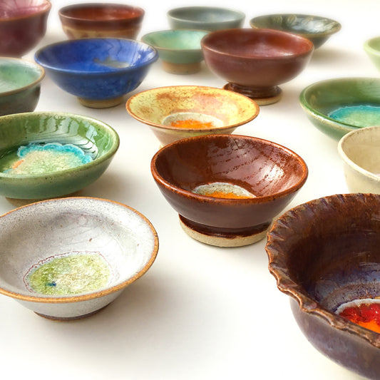 Ceramic Geode Notion Dishes