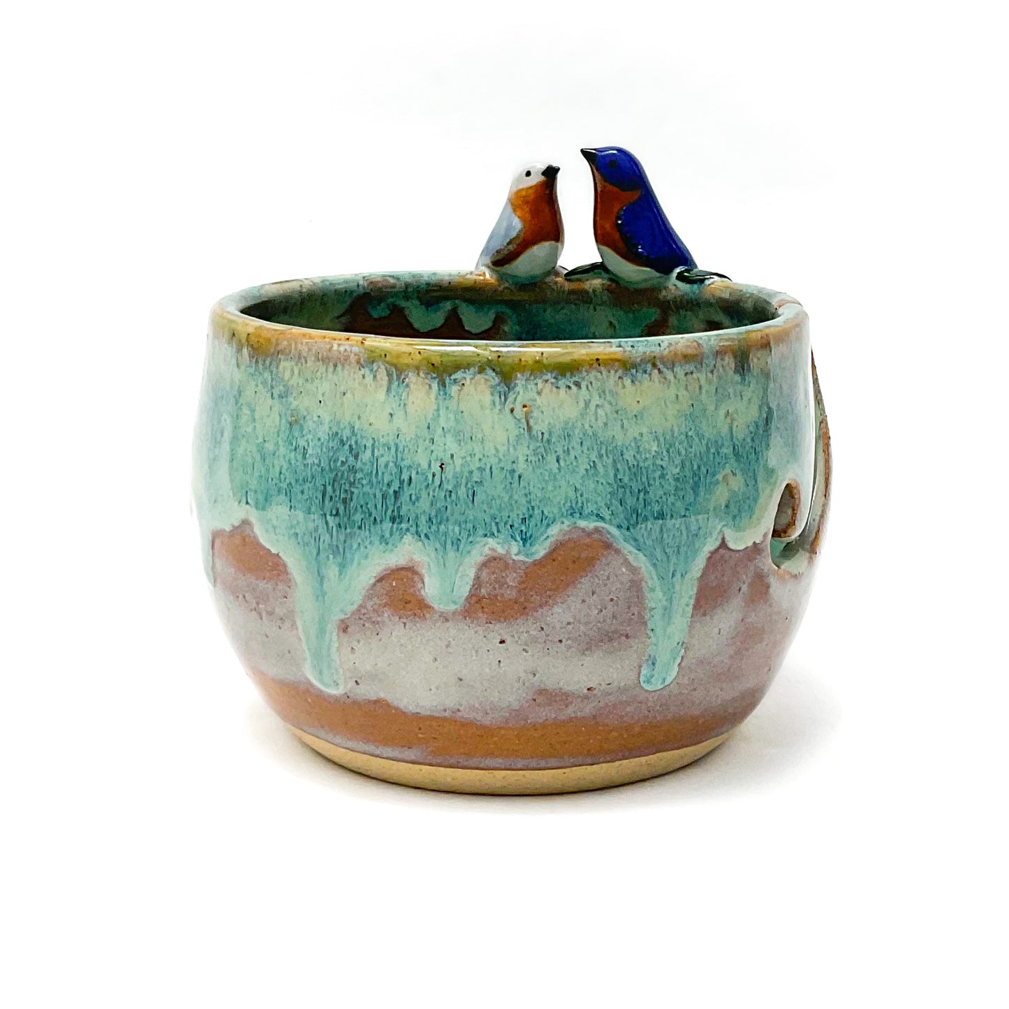 Blue Bird Love Yarn Bowl