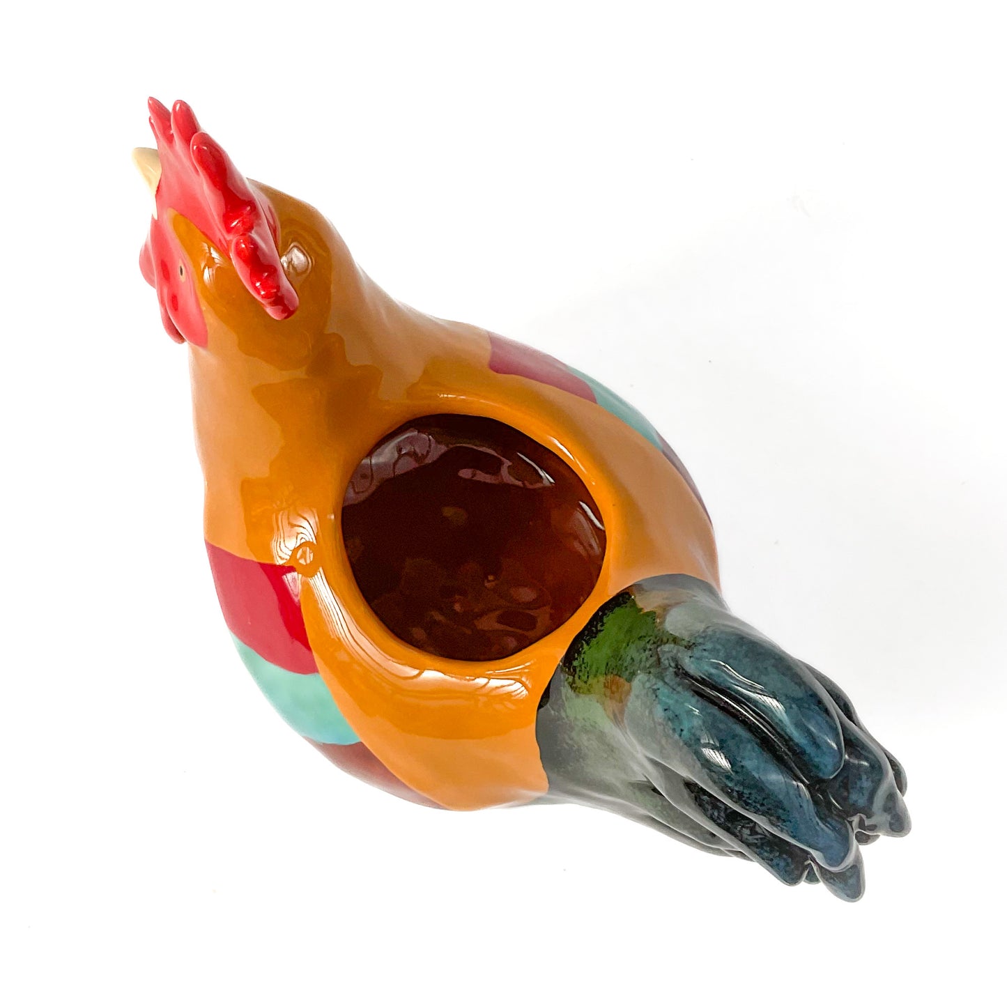 Rooster Pot - Ceramic Rooster Planter