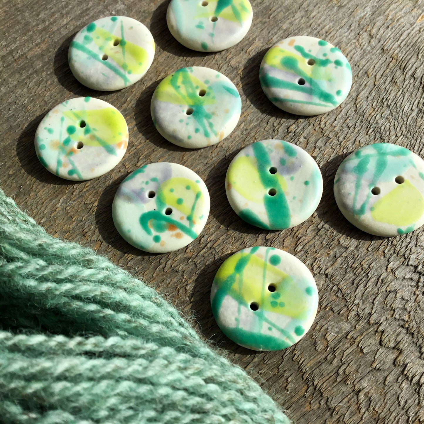 'Twist & Shout' Porcelain Button 1"