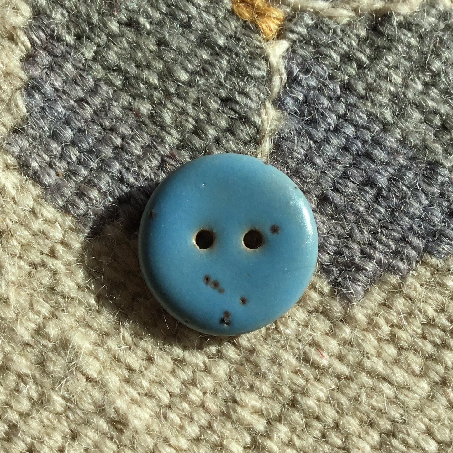 Matte Fleck Stoneware Button 3/4"