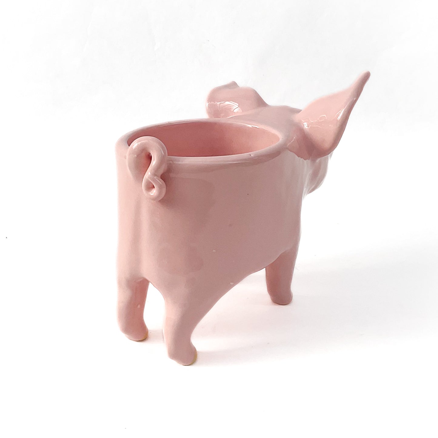 Pink Yorkshire Pig Pot