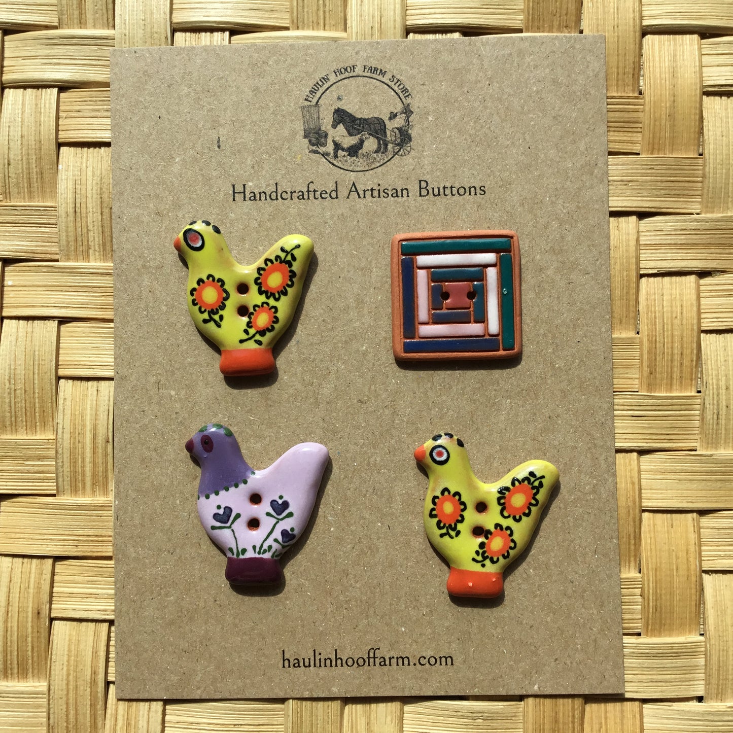 Mixed Ceramic Button Discount Packs