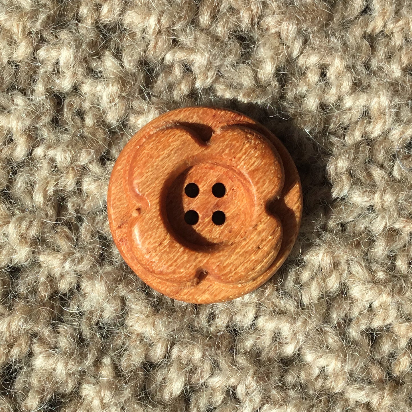 ‘Forest Flowers’ Wooden Buttons  1”