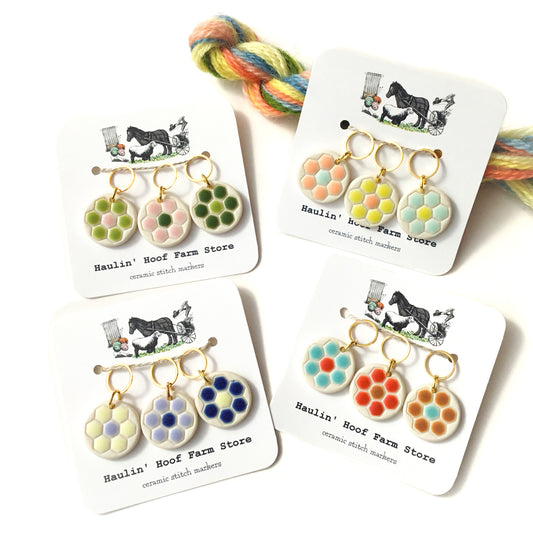 Grandma's Flower Garden Stitch Marker Sets