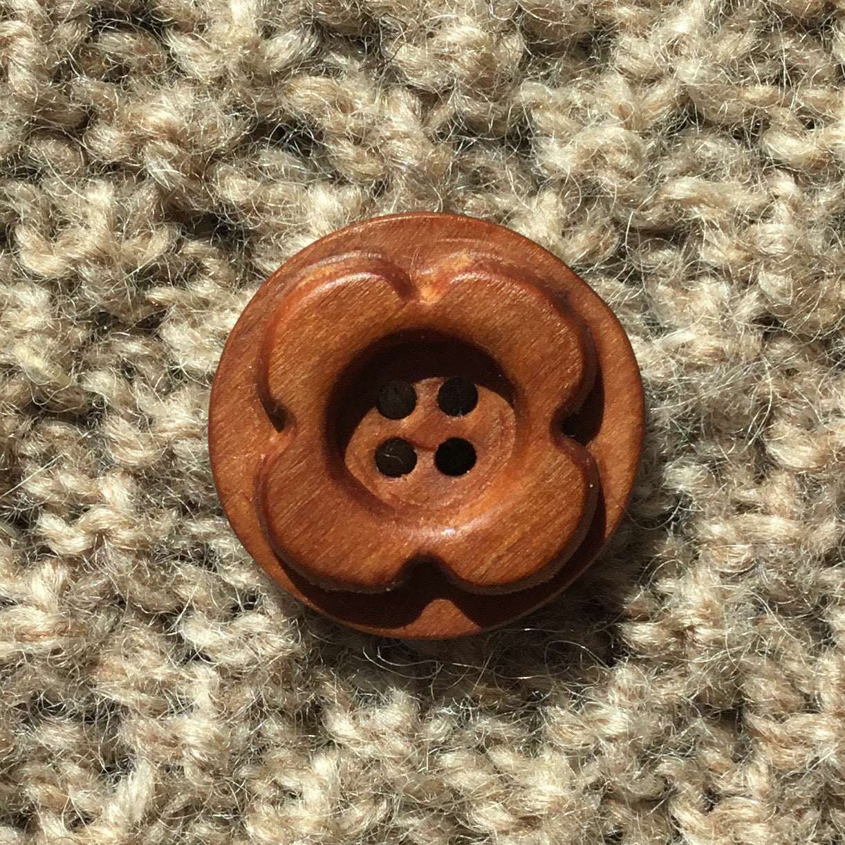 ‘Forest Flowers’ Wooden Buttons  1”