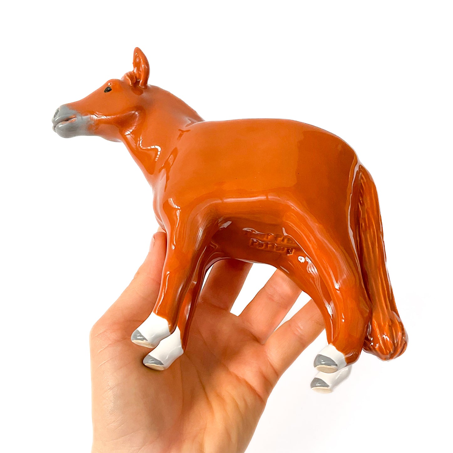 Chestnut Quarter Horse Pot