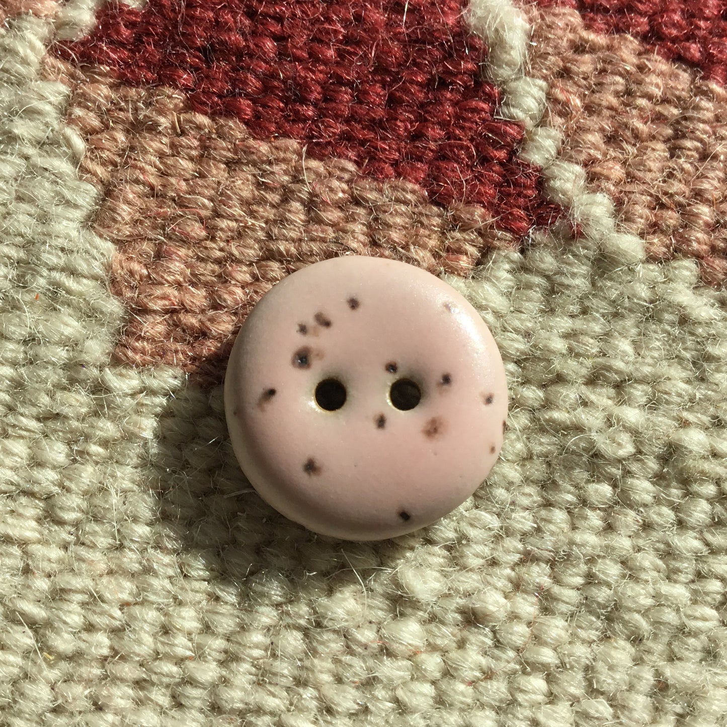 Matte Fleck Stoneware Button 3/4"