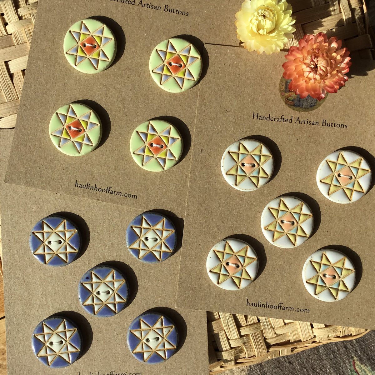 Ohio Star Quilt Button Packs