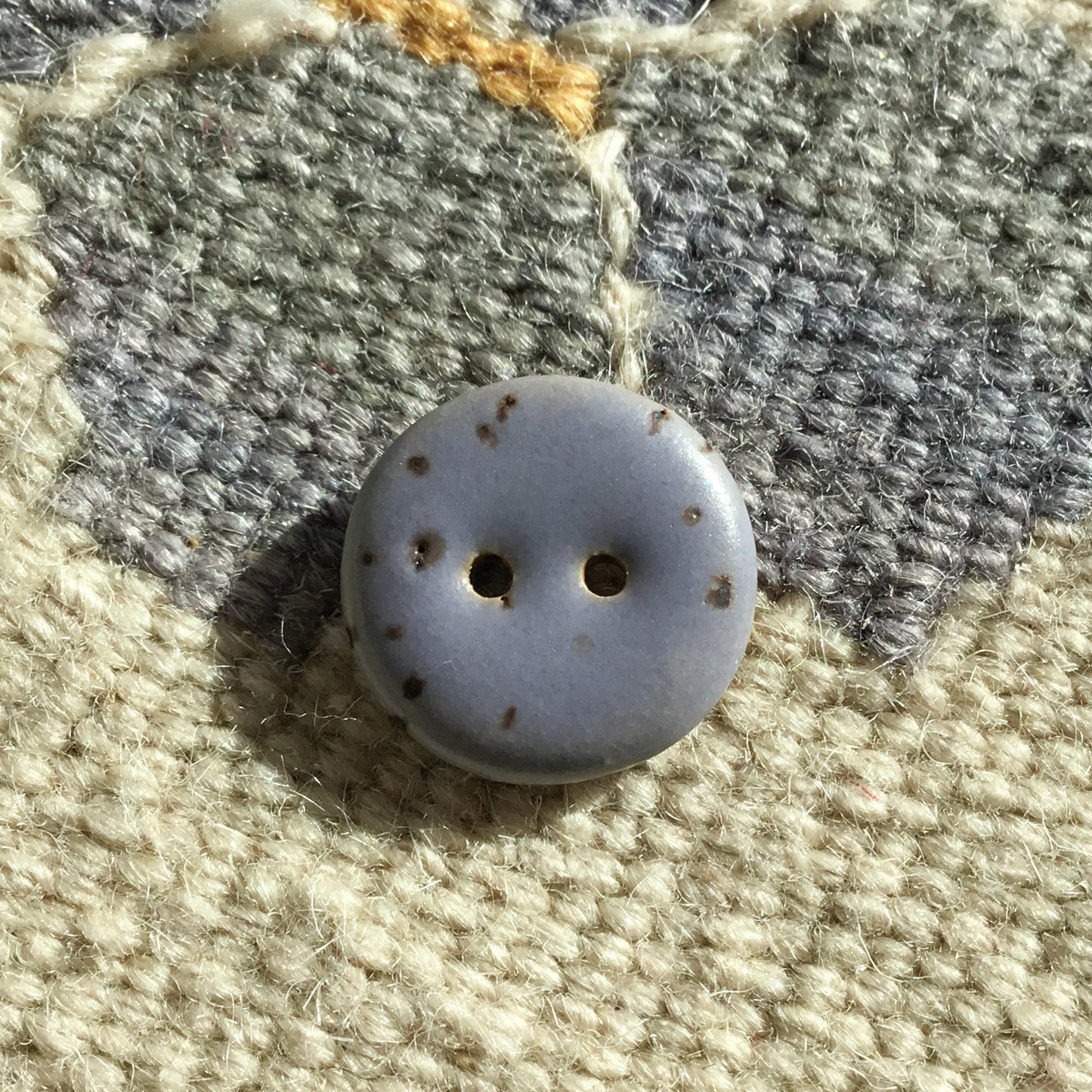 Matte Fleck Stoneware Button 3/4"