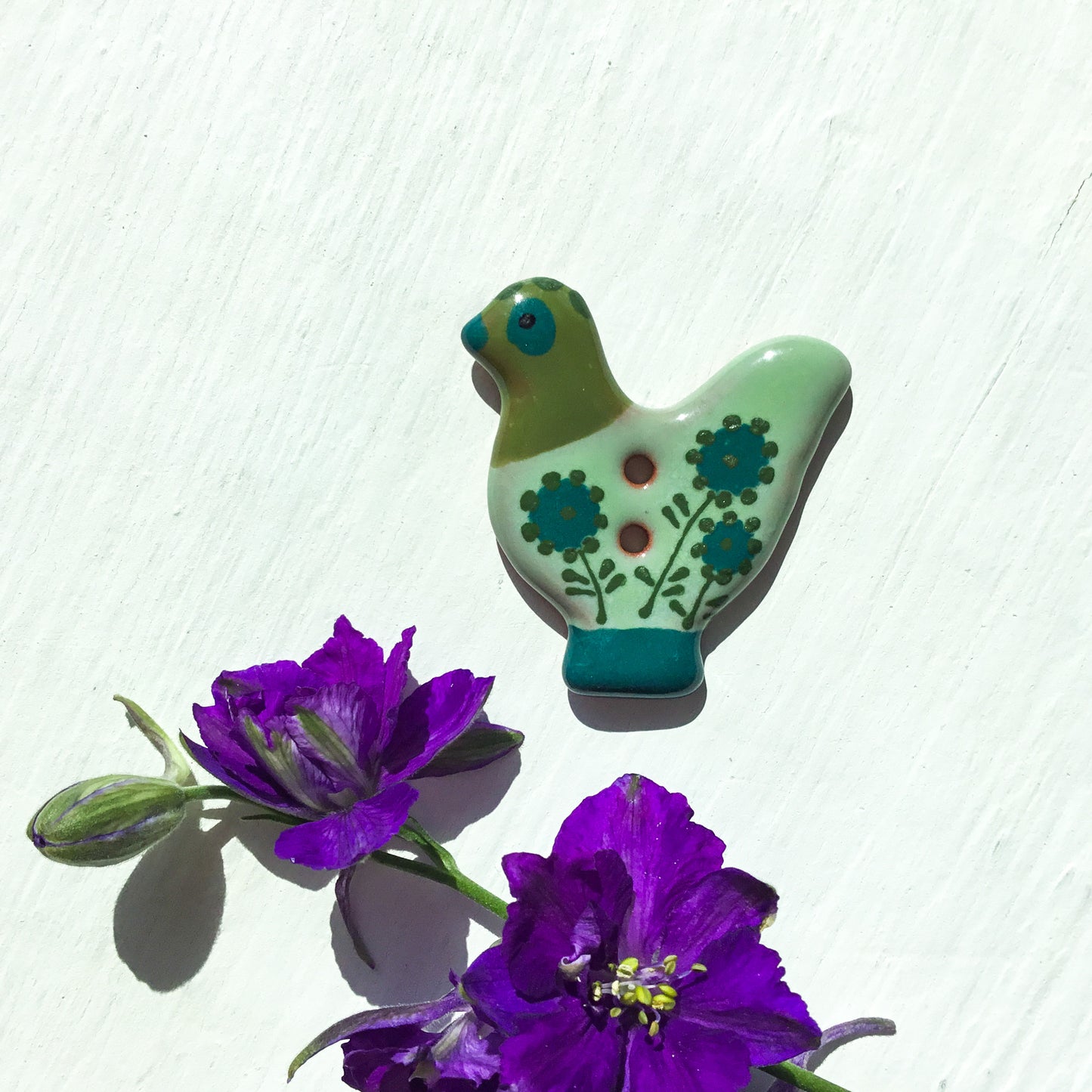 Sitting Pretty Hens Button Collection  1-1/4"