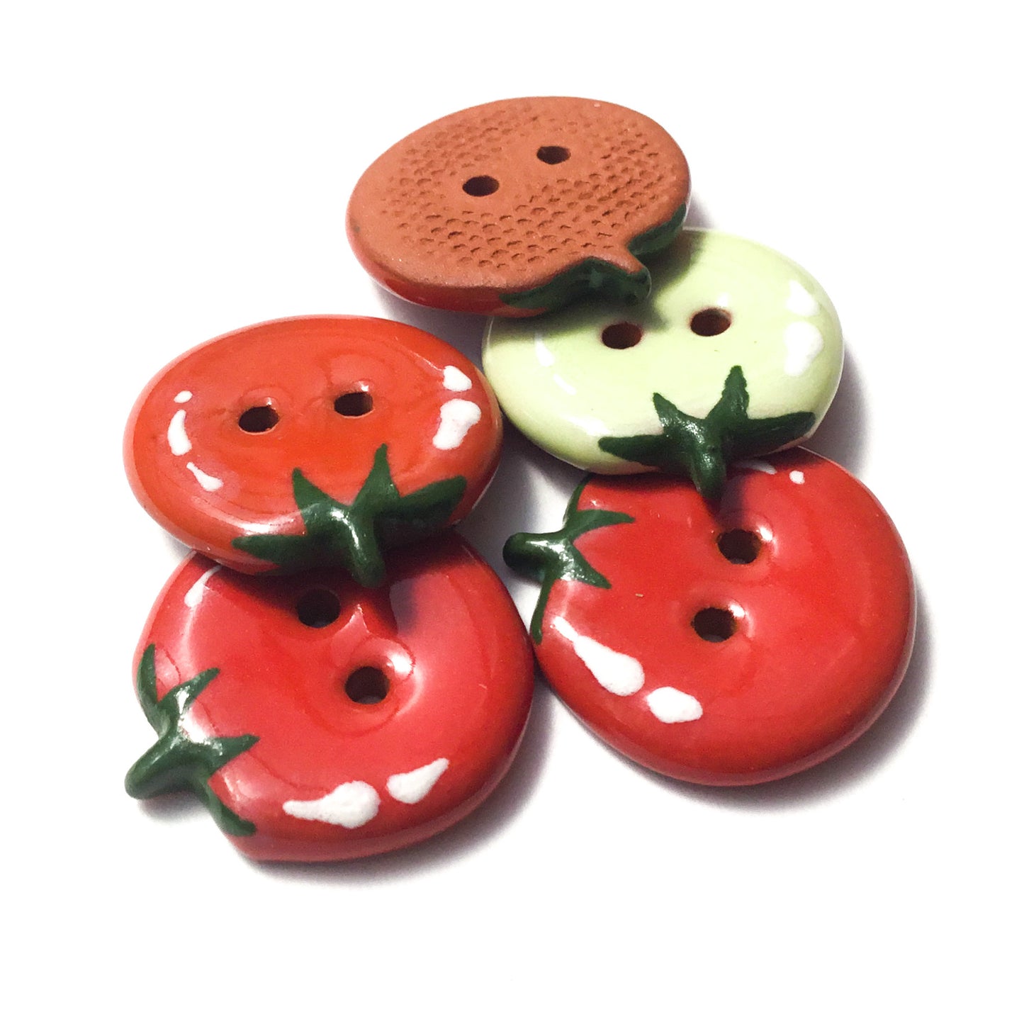 Tomato Buttons  7/8”