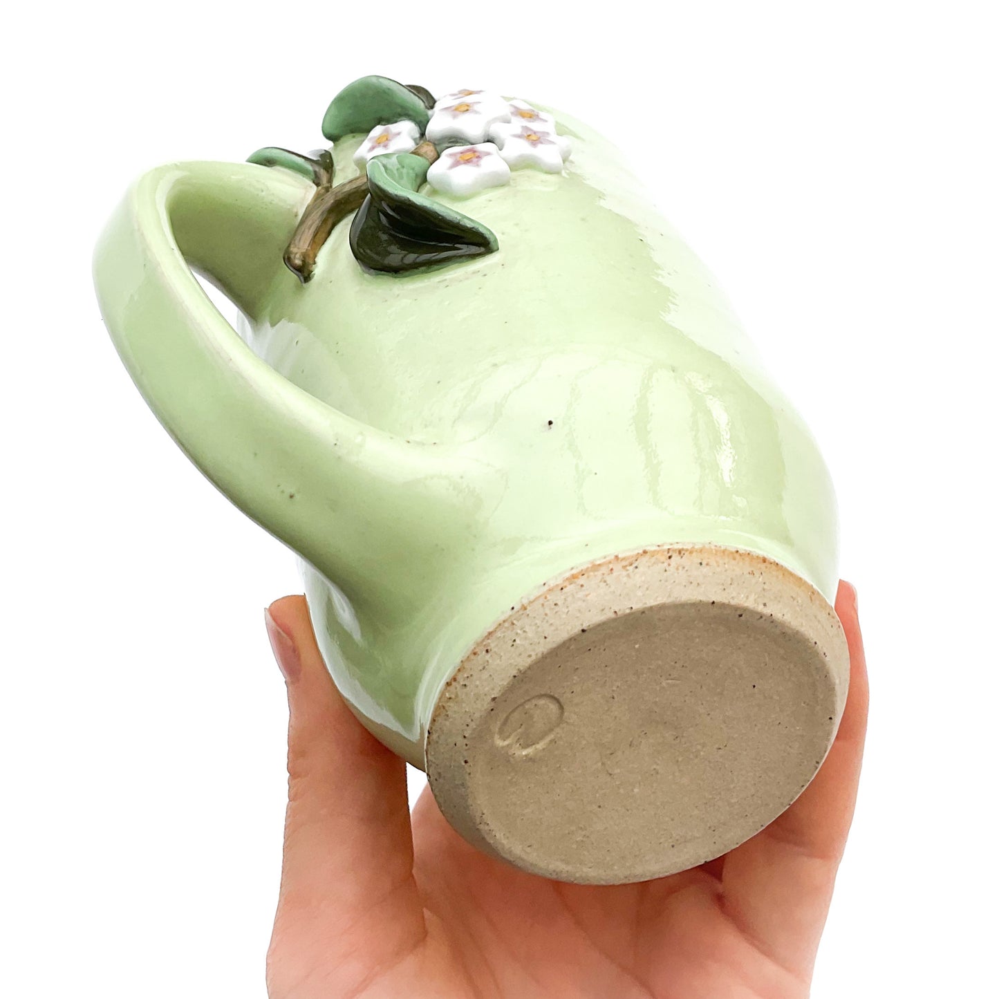 Hoya Hand Sculpted Stoneware Mug   12 oz