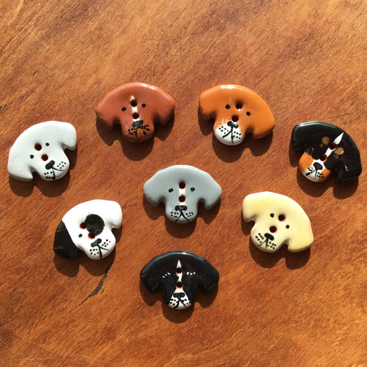 Puppy Dog Buttons 11/16” x 15/16”