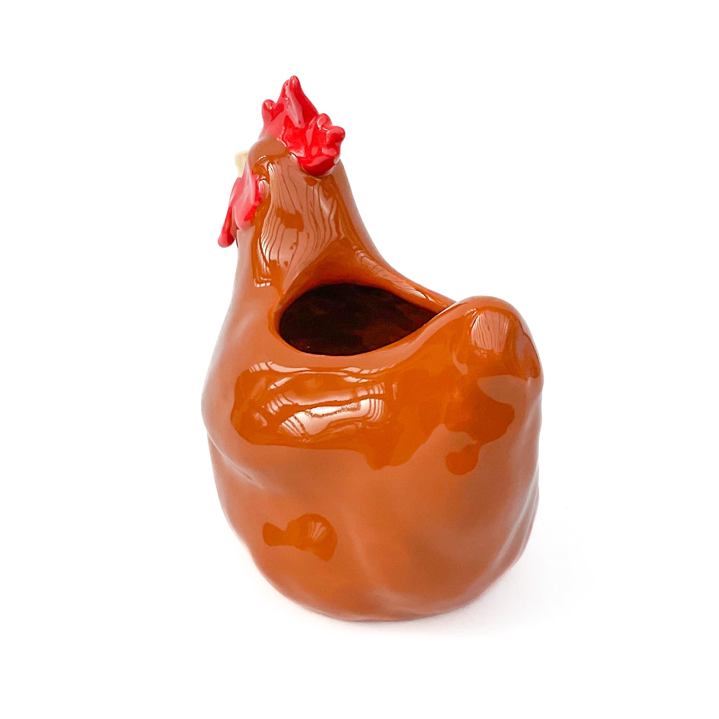 Hen Pot - Ceramic Hen Planter