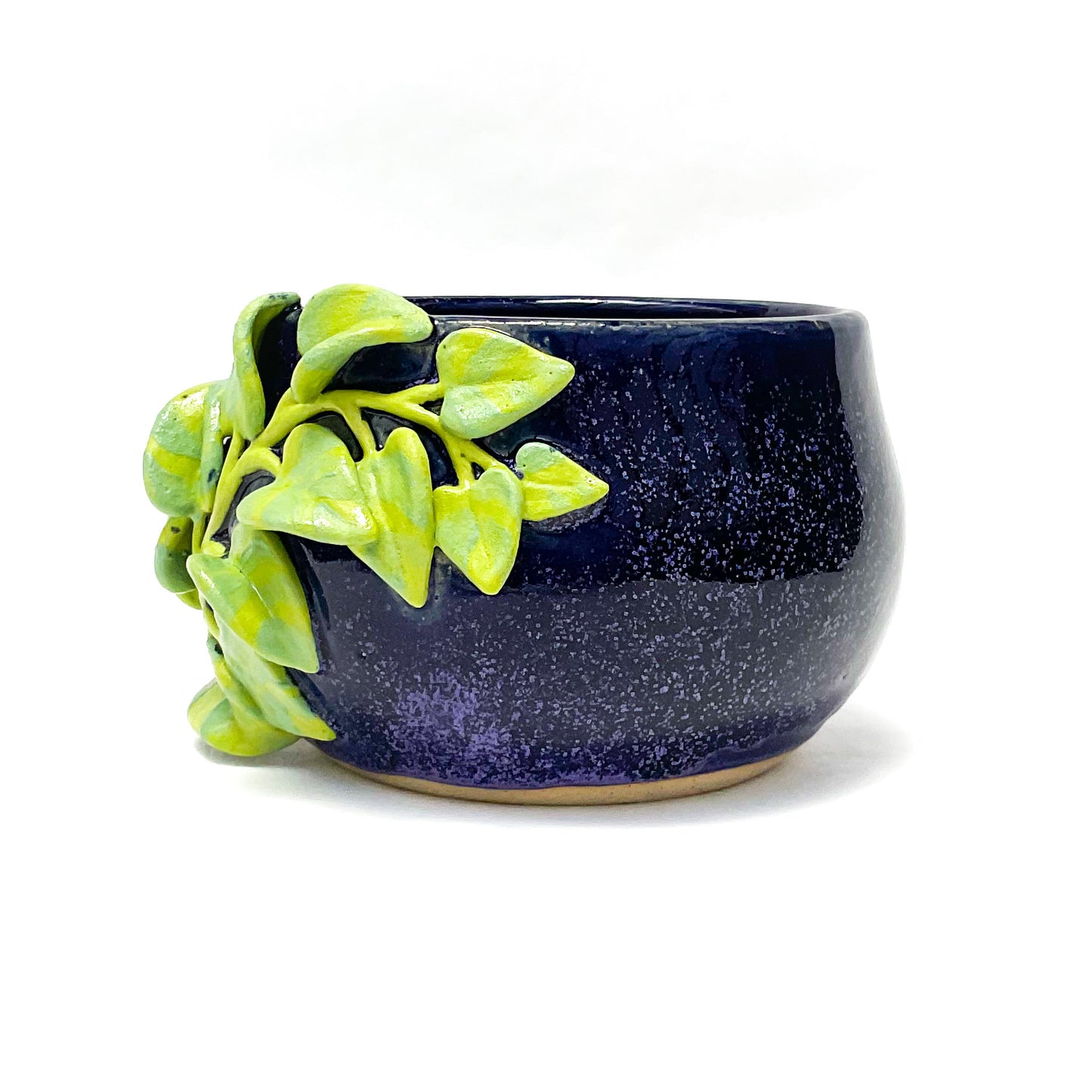 Dark Purple Pothos Yarn Bowl