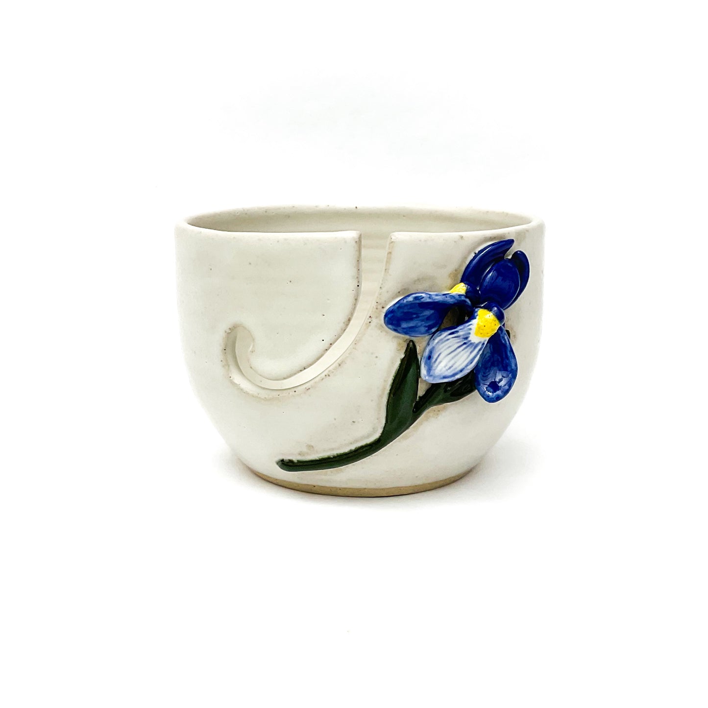 Blue Iris Yarn Bowl