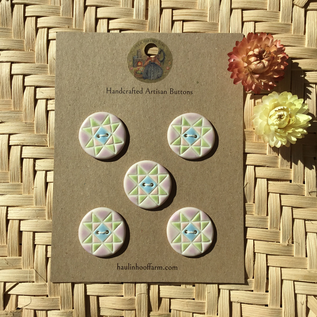 Ohio Star Quilt Button Packs