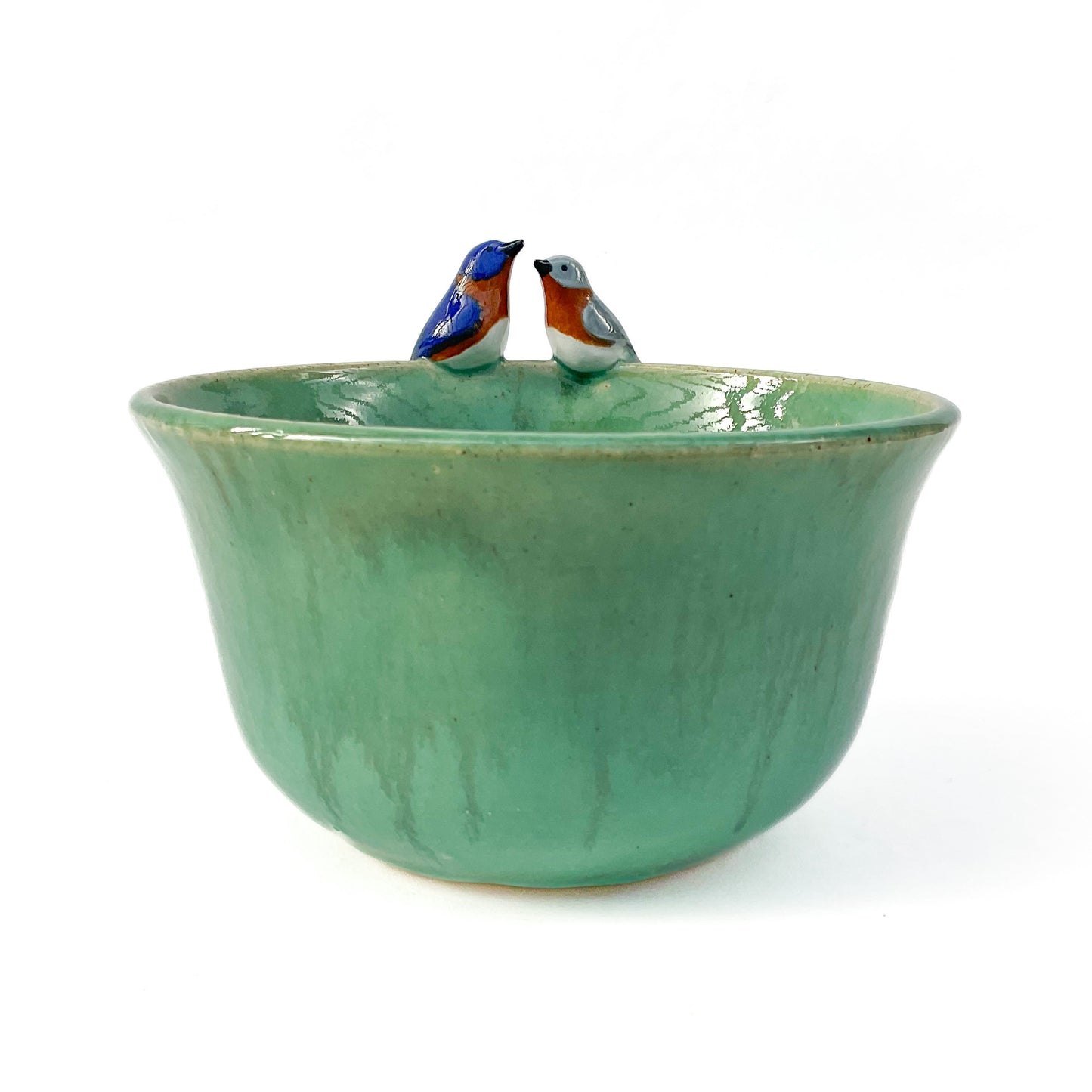 Bluebird Hand Sculpted Stoneware Bowl