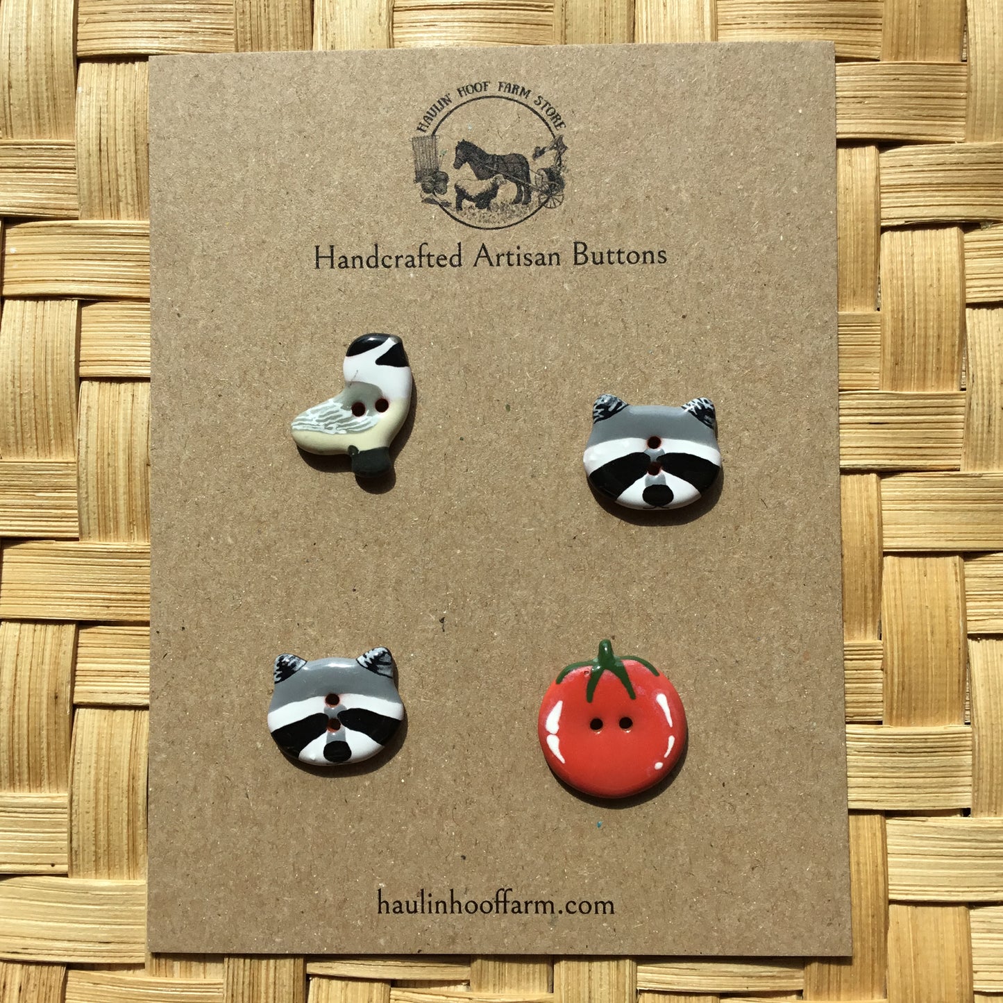 Mixed Ceramic Button Discount Packs