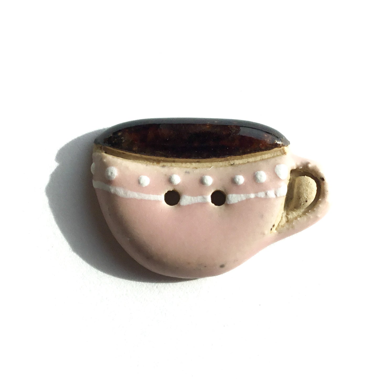 Stoneware Mug Buttons 3/4” x 1-1/8”