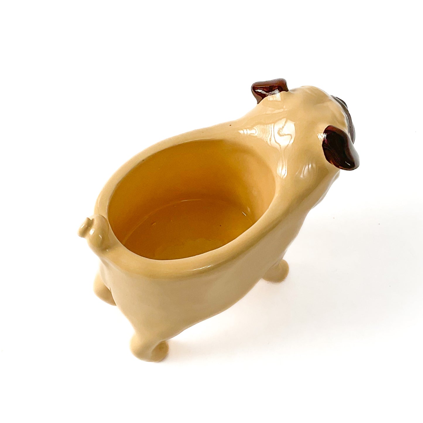 Pug Dog Planter - Ceramic Dog Plant Pot