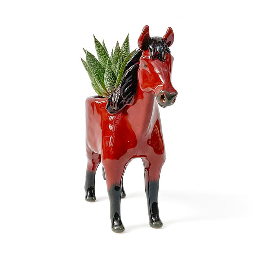 Morgan Horse Pot