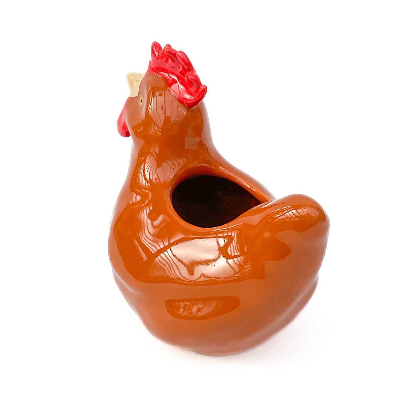 Hen Pot - Ceramic Hen Planter