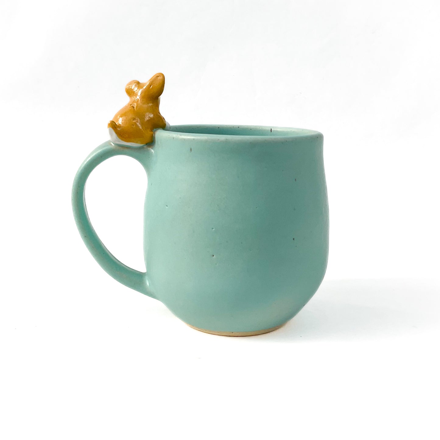 Stoneware Corgi Mug - 14 ounce Ceramic Mug