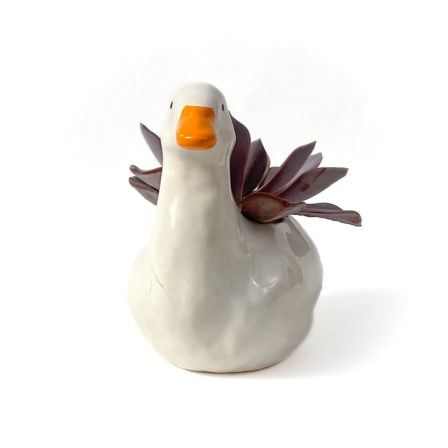 Pekin Duck Pot - Ceramic Duck Planter