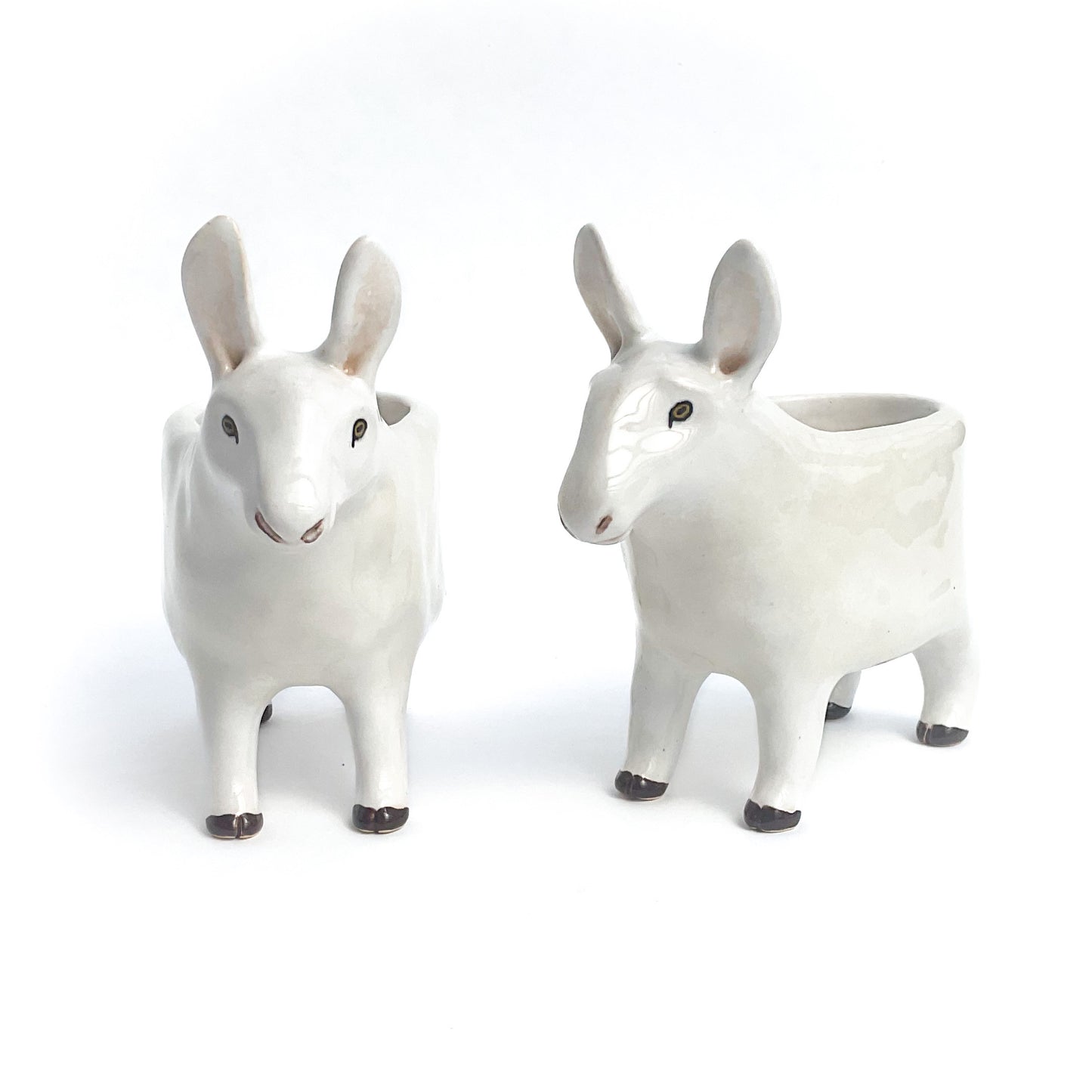 Border Leicester Sheep Pot - Ceramic Sheep Planter