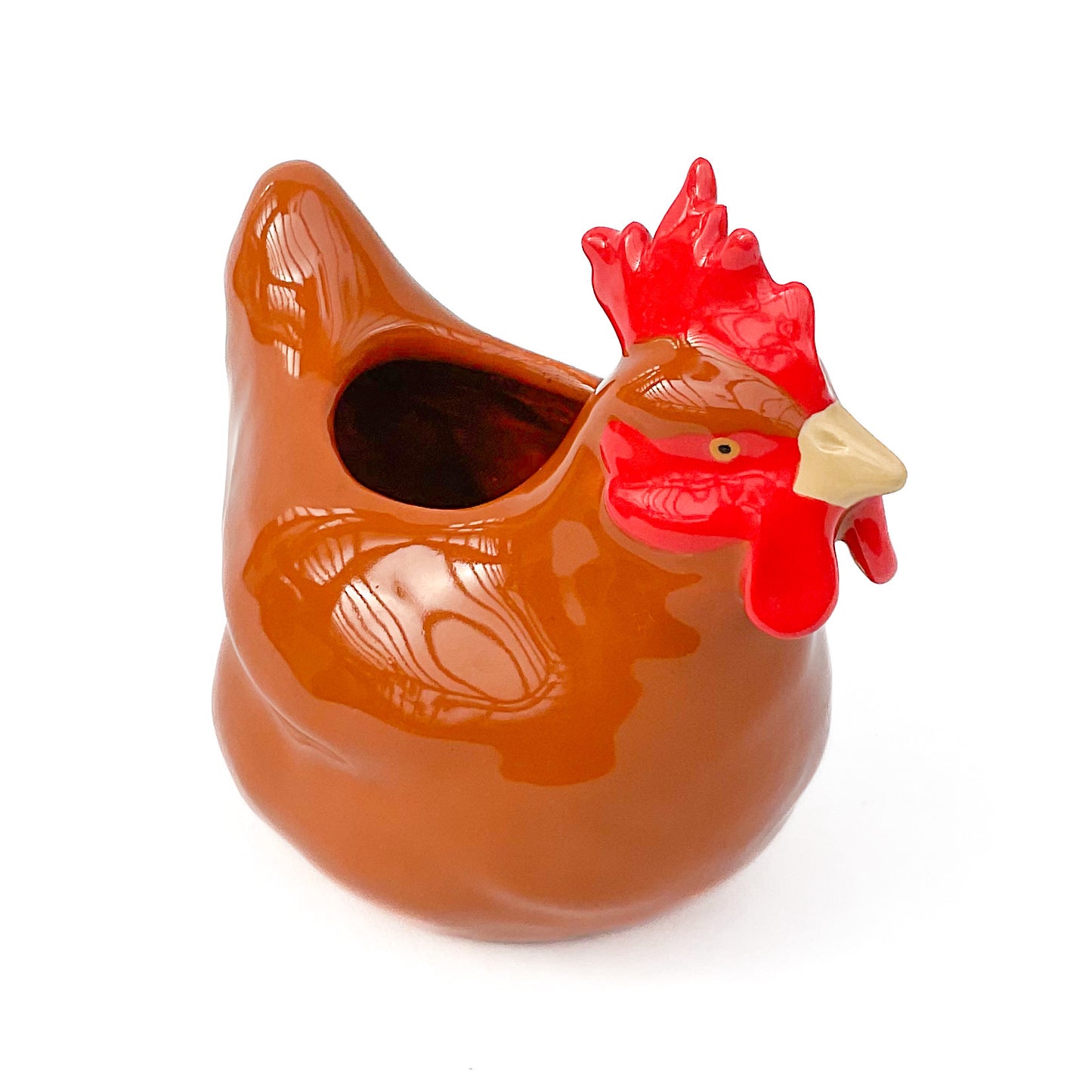 Hen Pot - Ceramic Hen Planter