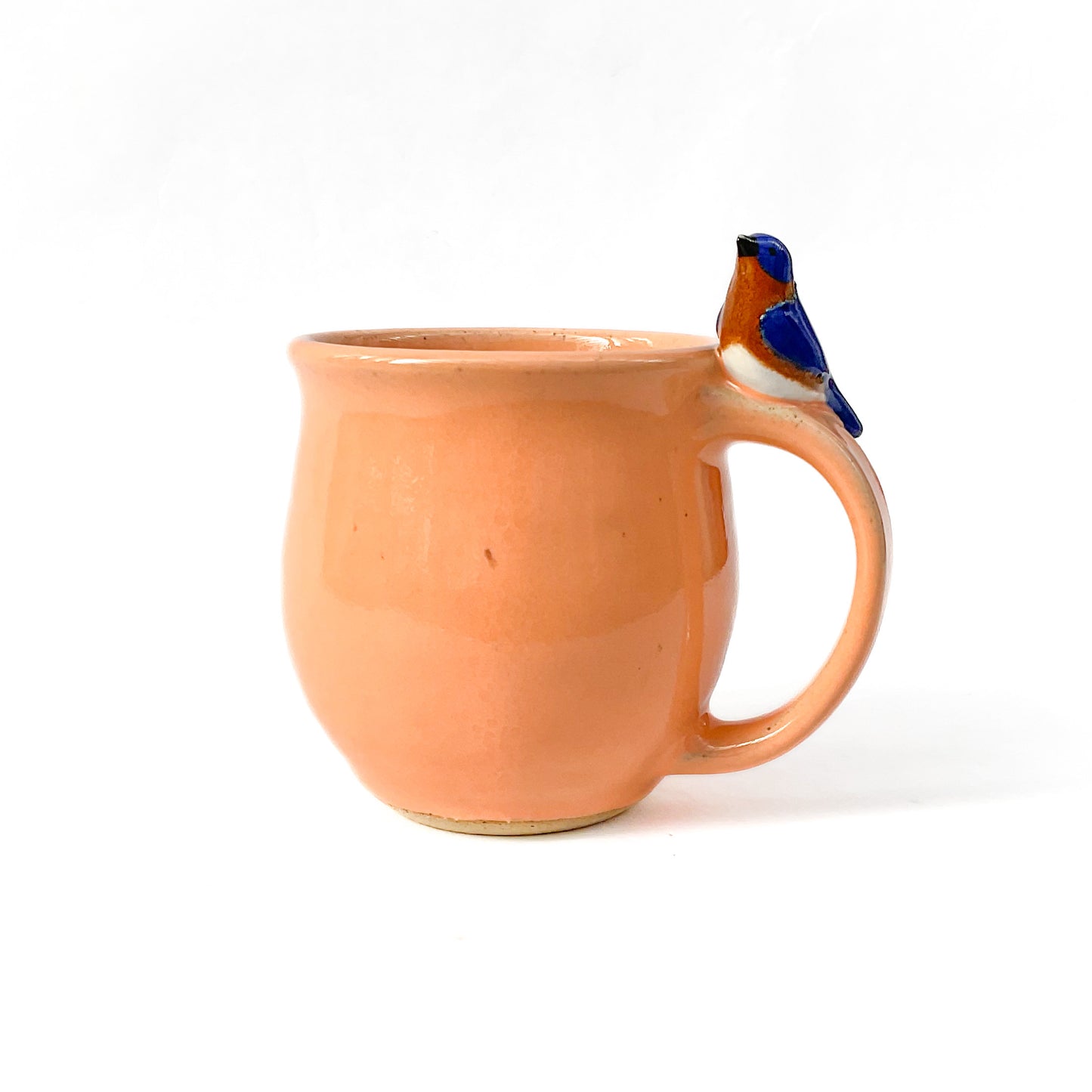 Stoneware Bluebird Mug - 11 ounce Ceramic Mug