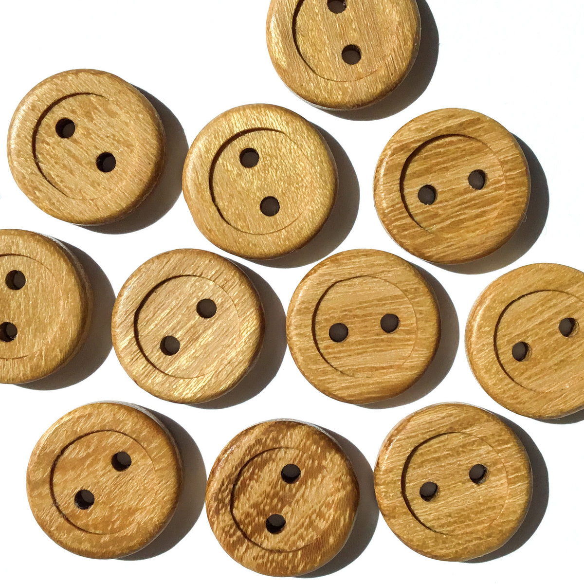 Wide Rim Natural Button Wide Rim Black Locust Wood Buttons - 3/4” – Haulin' Hoof Farm Store