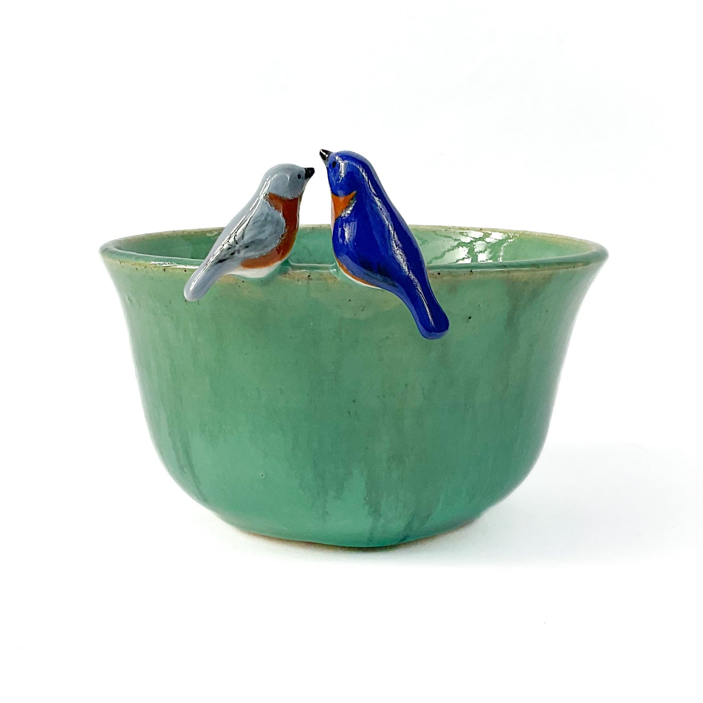 Bluebird Hand Sculpted Stoneware Bowl