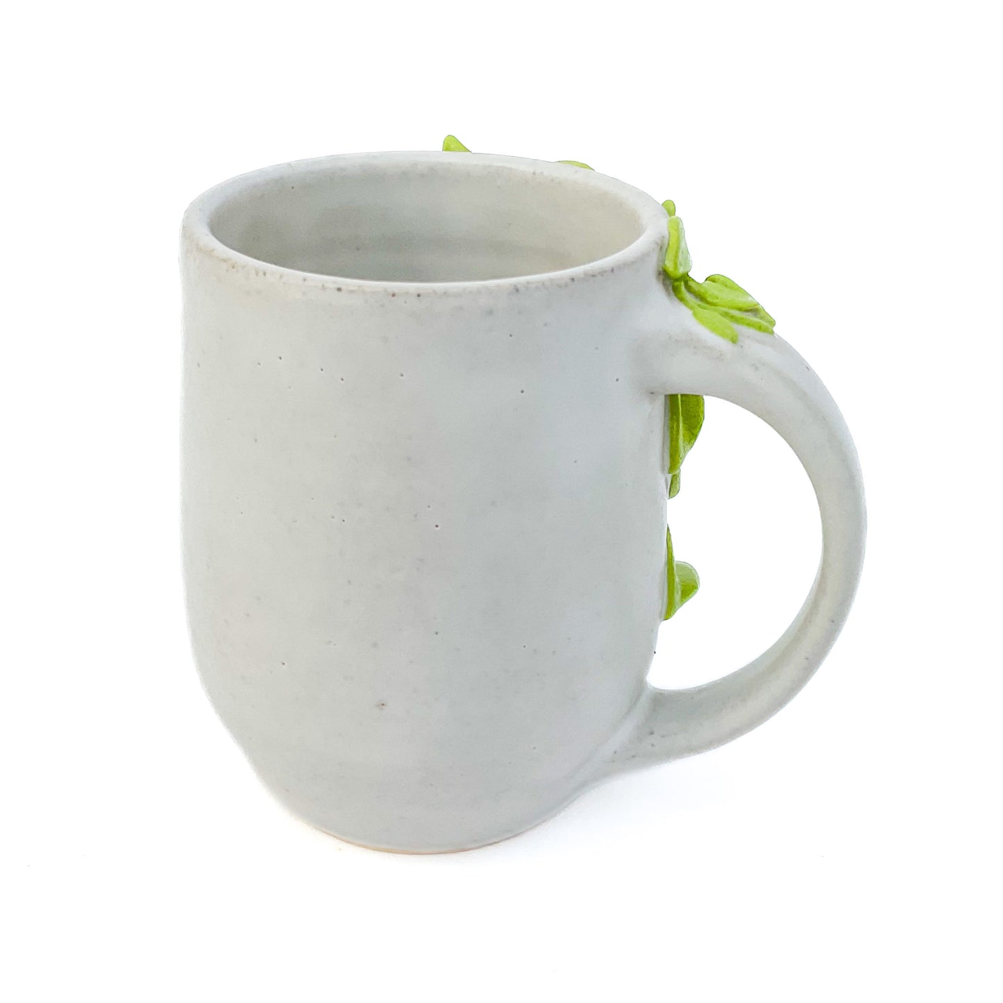 Pothos Hand Sculpted Stoneware Mug 12 oz